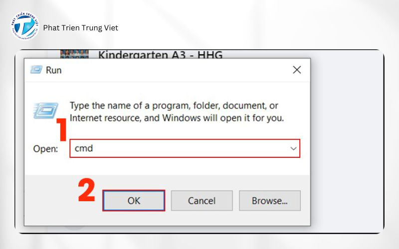 Hủy lệnh in qua Command Prompt (CMD) bước 1